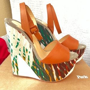 Christian Louboutin Trompolia 160mm wedges Jungle